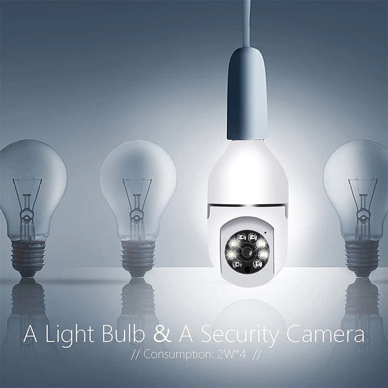 Wireless WIFI Light Bulb Security Camera