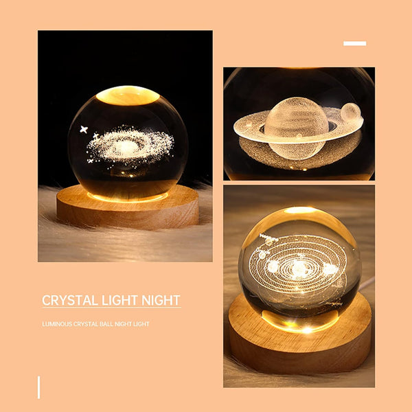 3D Crystal Ball Lamp