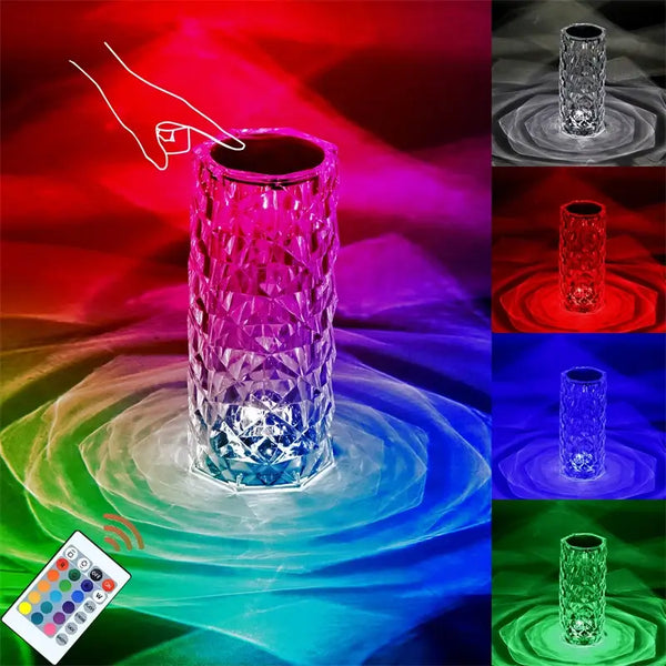 LED Crystal Table Lamp