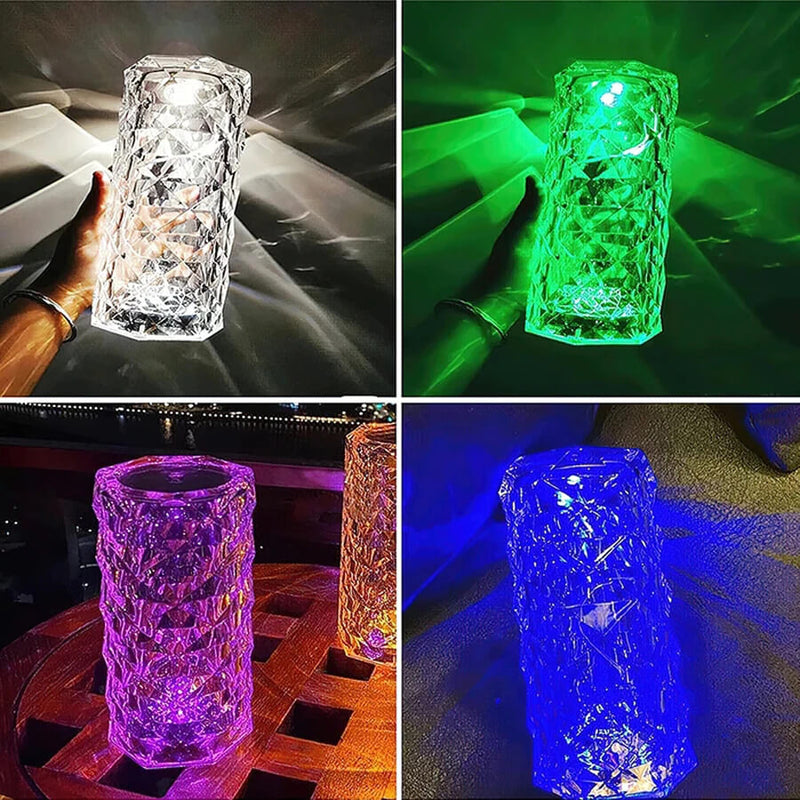 LED Crystal Table Lamp